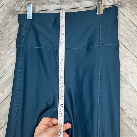 Sweaty Betty High Shine rise waist full Length leggings Teal Blue new S small - Picture 4 of 10